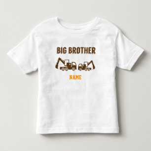 T-shirt Pour Les Tous Petits Camion de construction Big Brother