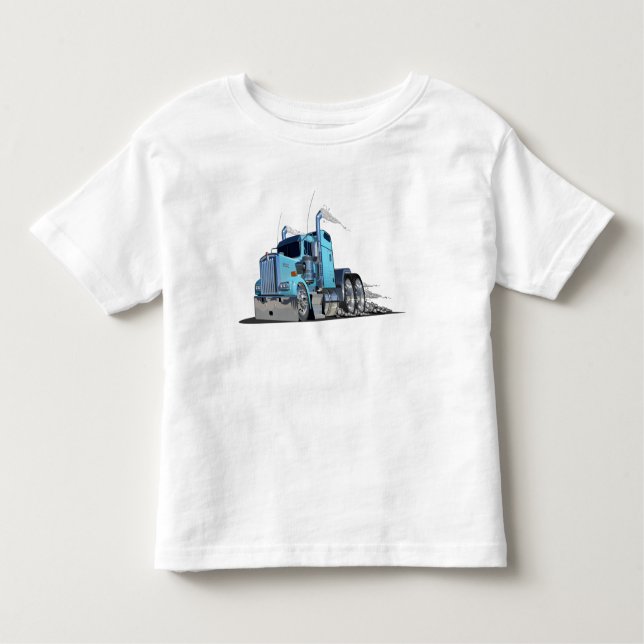 T-shirt Pour Les Tous Petits Camion de dessin (Devant)
