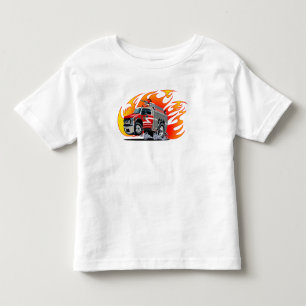 T-shirt Pour Les Tous Petits Camion de pompiers de dessin animé