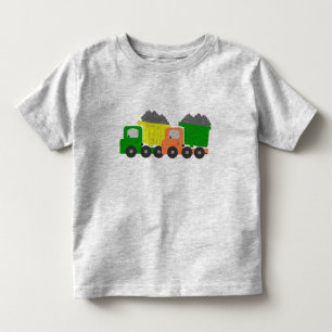 T-shirt Pour Les Tous Petits Camions à benne basculante