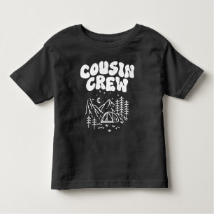 T-shirt Pour Les Tous Petits Camp d'été de la Réunion d'équipe de Cousin
