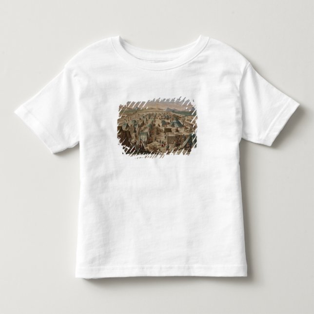 T-shirt Pour Les Tous Petits Camp militaire, c.1780 (Devant)