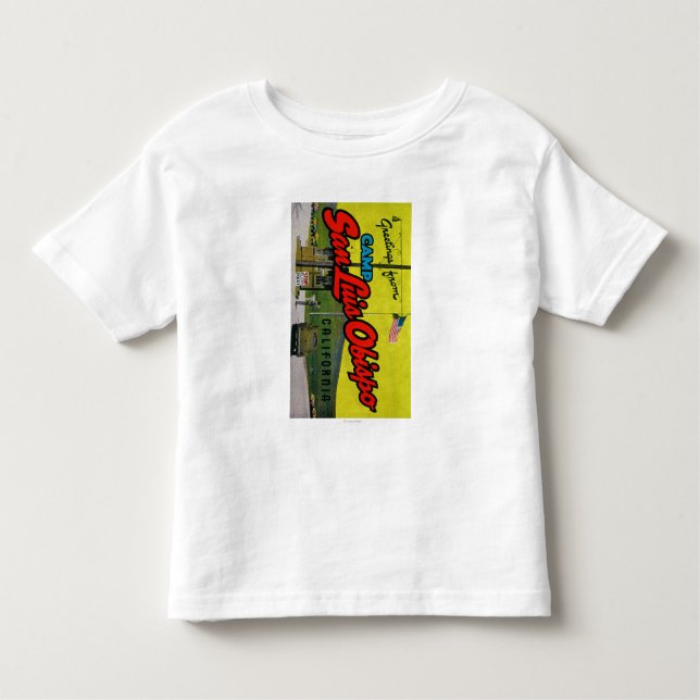 T-shirt Pour Les Tous Petits Camp San Luis Obispo, la Californie (Devant)