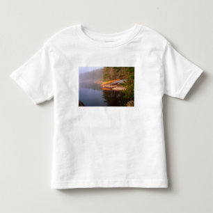 T-shirt Pour Les Tous Petits Camping de canoë Foggy, lac Kawnipi,