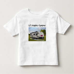 T-shirt Pour Les Tous Petits Camping Happy Retirement dans le RV par Funnycoomb