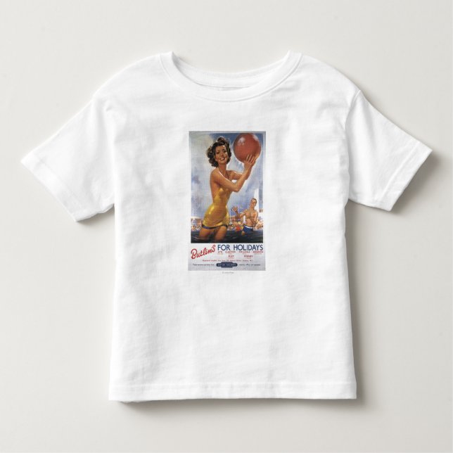 T-shirt Pour Les Tous Petits Camps d'Ava Gardner Butlin identique (Devant)