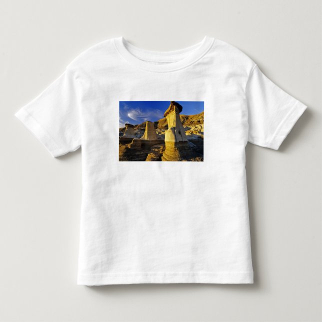 T-shirt Pour Les Tous Petits Canada, Alberta, Drumheller. Hoodoos. (Devant)