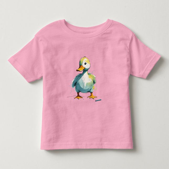 T-shirt Pour Les Tous Petits canard (Devant)