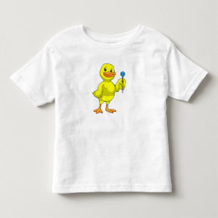 T-shirt Pour Les Tous Petits Canard aux fléchettes avec tarte