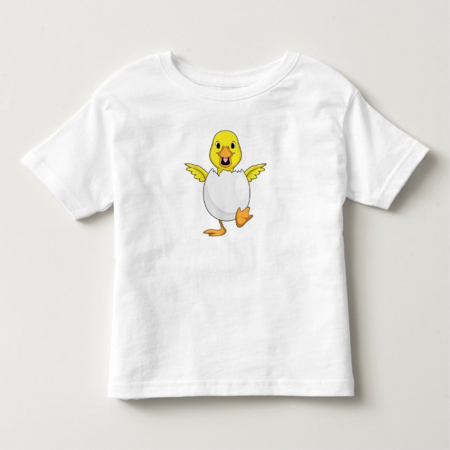 T-shirt Pour Les Tous Petits Canard avec oeuf (Devant)