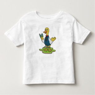 T-shirt Pour Les Tous Petits Canard comme enseignant avec livre