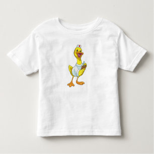 T-shirt Pour Les Tous Petits Canard comme infirmière avec coeur