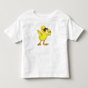 T-shirt Pour Les Tous Petits Canard en chanteur avec microphone