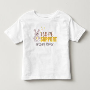 T-shirt Pour Les Tous Petits cancer de l'enfance. Personnalisé #nom de l'équipe