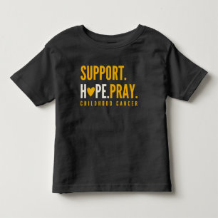 T-shirt Pour Les Tous Petits cancer de l'enfance soutien espoir prière Toddler