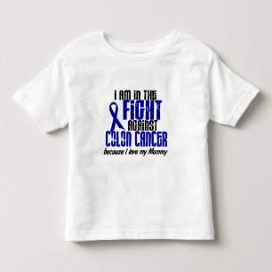 T-shirt Pour Les Tous Petits CANCER DU COLON Dans La Lutte Pour Ma Maman 1