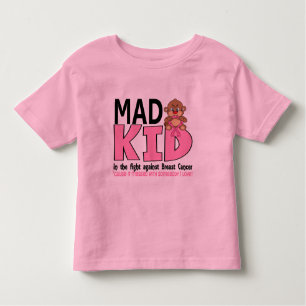 T-shirt Pour Les Tous Petits Cancer du sein fou d'enfant
