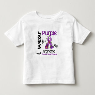 T-shirt Pour Les Tous Petits Cancer pancréatique je porte le pourpre pour ma