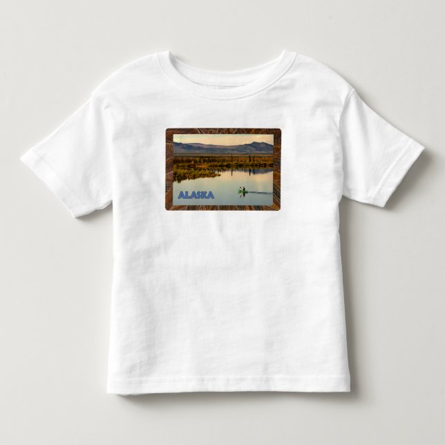 T-shirt Pour Les Tous Petits Canot Alaska (Devant)