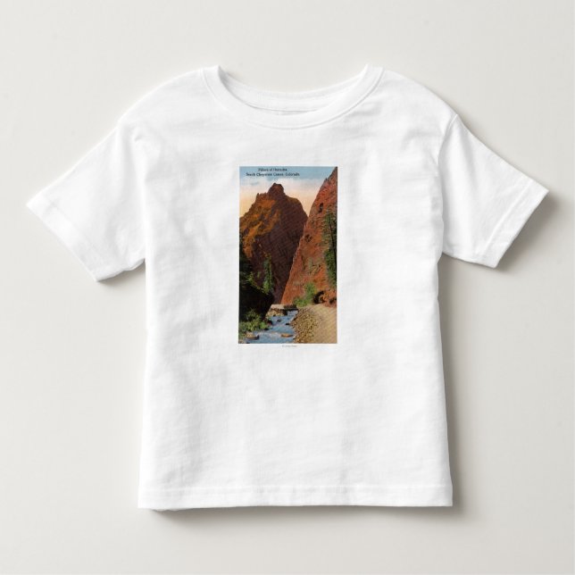T-shirt Pour Les Tous Petits Canyon du sud de Cheyenne (Devant)