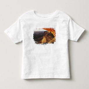 T-shirt Pour Les Tous Petits Canyon renversé et rocheux de roche orange