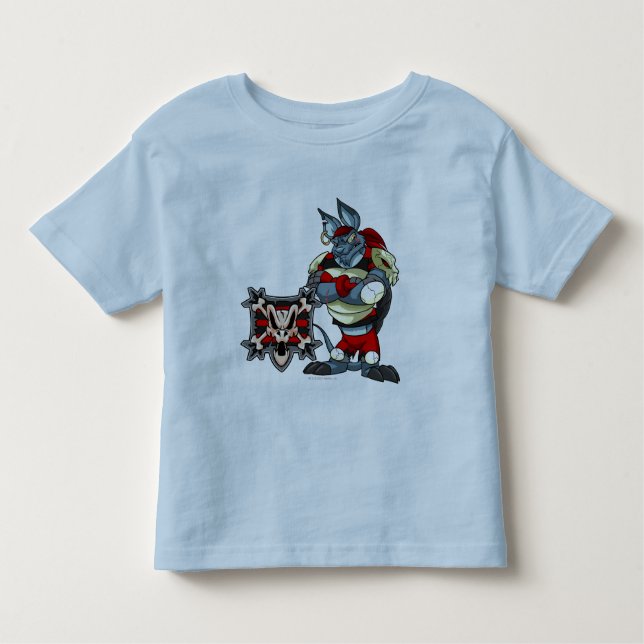 T-shirt Pour Les Tous Petits Capitaine 1 d'équipe d'île de Krawk (Devant)