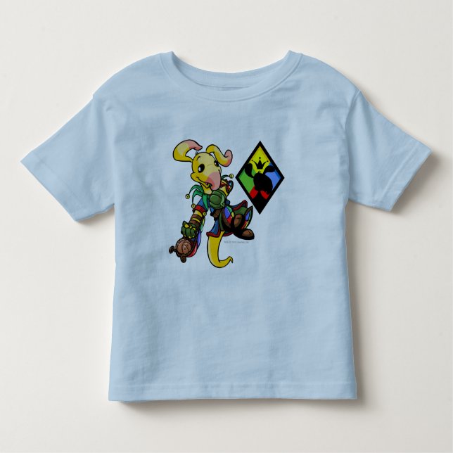 T-shirt Pour Les Tous Petits Capitaine 1 d'équipe d'île de Roo (Devant)