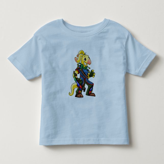 T-shirt Pour Les Tous Petits Capitaine 2 d'équipe d'île de Roo (Devant)