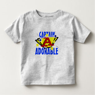 T-shirt Pour Les Tous Petits Capitaine Adorable Cute Toddler Tee