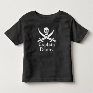 T-shirt Pour Les Tous Petits Capitaine de pirate personnalisé