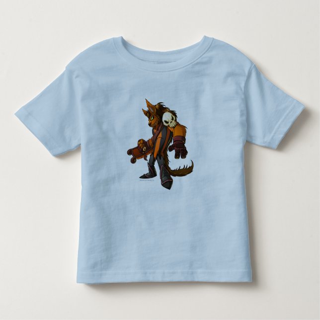 T-shirt Pour Les Tous Petits Capitaine hanté 2 d'équipe en bois (Devant)