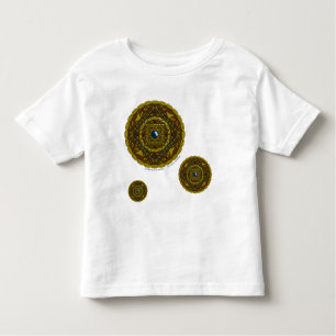 T-shirt Pour Les Tous Petits Capricorne Mandala Chemise lumière pour enfants et