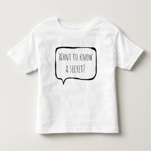 T-shirt Pour Les Tous Petits Car to know a secret, big brother customizable