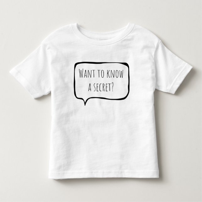 T-shirt Pour Les Tous Petits Car to know a secret, big brother customizable (Devant)