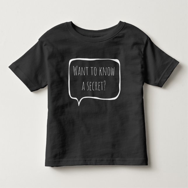 T-shirt Pour Les Tous Petits Car to know a secret, big sister customizable (Devant)