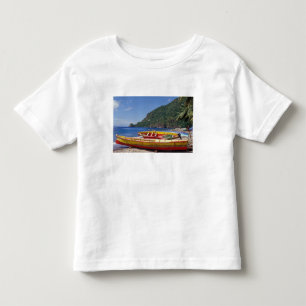 T-shirt Pour Les Tous Petits Caraïbes, BWI, Sainte-Lucie, voiliers, Soufriere.