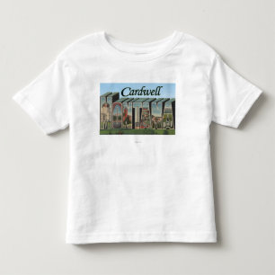 T-shirt Pour Les Tous Petits Cardwell, Montana - grandes scènes de lettre