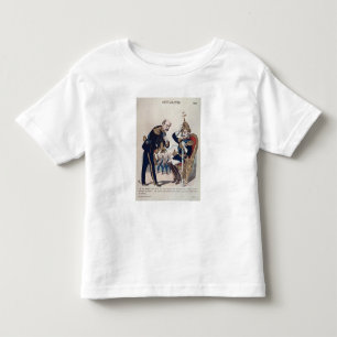 T-shirt Pour Les Tous Petits caricature de Kaiser Wilhelm de la Prusse