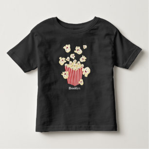 T-shirt Pour Les Tous Petits Caricature de pop-corn drôles
