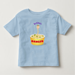 T-shirt Pour Les Tous Petits Caricature de serpent aux nouilles mignonnes illus