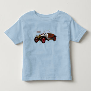 T-shirt Pour Les Tous Petits Caricature de voiture classique 1920