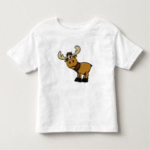 T-shirt Pour Les Tous Petits Caricature Oie curieuse   choisir la couleur de l'