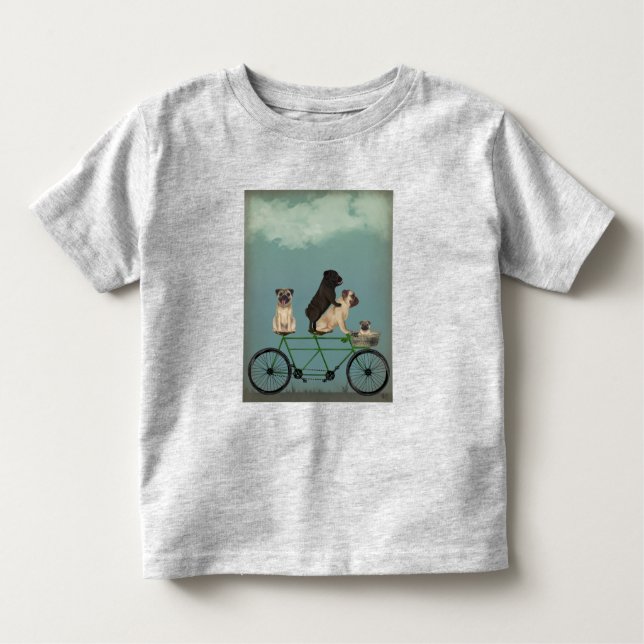 T-shirt Pour Les Tous Petits Carlin Tandem (Devant)