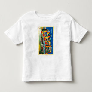 T-shirt Pour Les Tous Petits Carmel, la Californie - grandes scènes de lettre