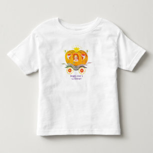 T-shirt Pour Les Tous Petits Carrosse de la Princesse Citrouille Fleurs Sauvage
