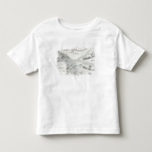 T-shirt Pour Les Tous Petits Carte chinoise de la grande inondation