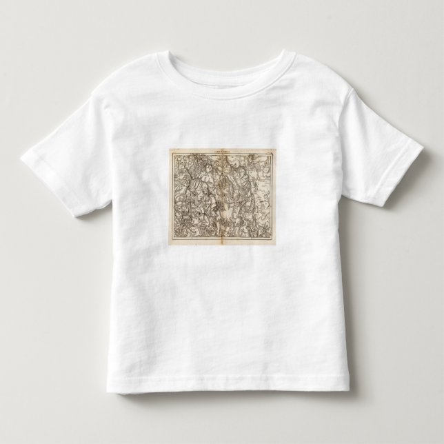 T-shirt Pour Les Tous Petits Carte d'atlas de Morvan (Devant)