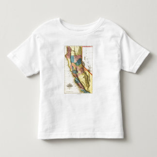 T-shirt Pour Les Tous Petits Carte de CaliforniaPanoramic
