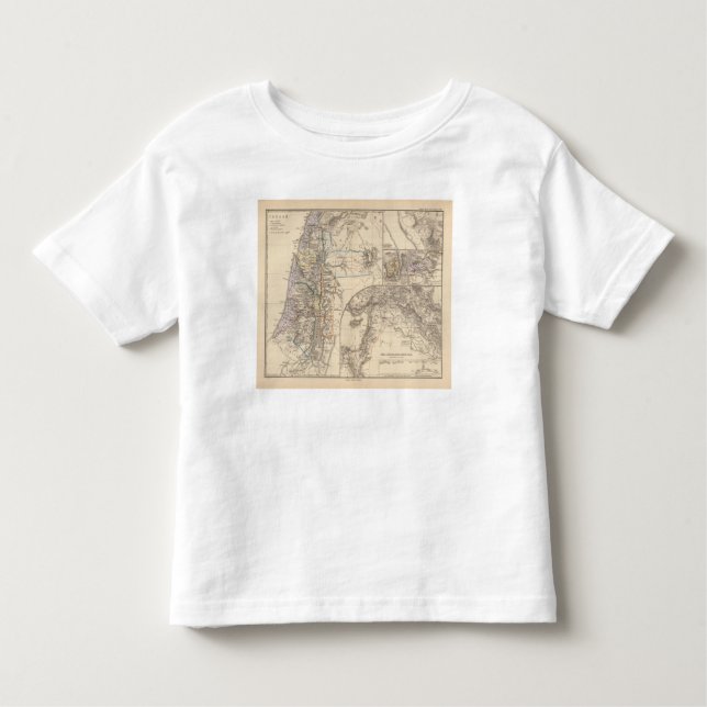 T-shirt Pour Les Tous Petits Carte de Canaan (Devant)