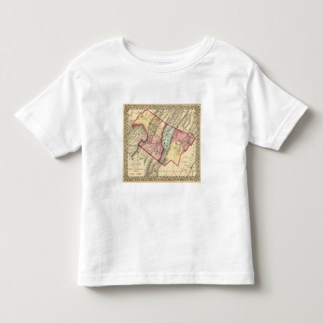 T-shirt Pour Les Tous Petits Carte de Grant, comtés robustes (Devant)